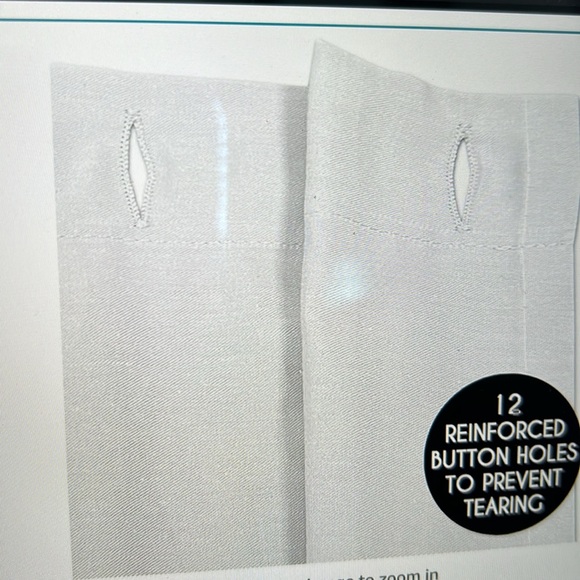 Boho bath set - Floral Shower Curtain, liner w/ hooks & window valance - Picture 3 of 14